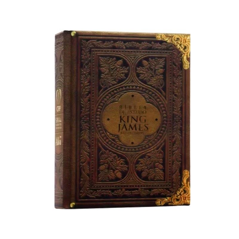 Bíblia de Estudo King James | Atualizada | Full Collor | Capa Dura | Vintage
